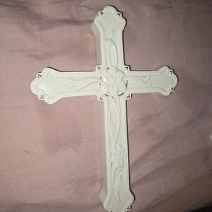 Lenox Ivory Floral Wall Cross